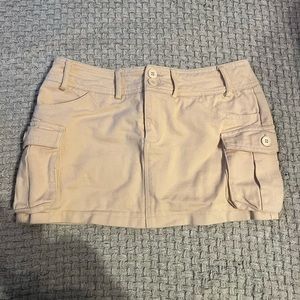 Edikted cargo low-rise mini skirt